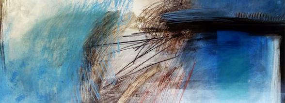 Luce all'ombra dei cipressi | Olio su tela di Debora Antonello (particolare) ­ | CLICK ON THE PICTURE ­